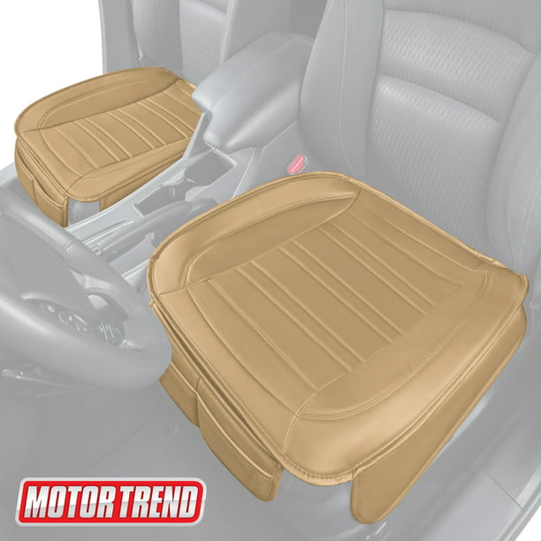 Universal Seat Covers Faux Leather Waterproof Beige for Car Truck Van SUV 